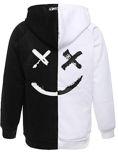 XIAOYAO Hoodie Herren Techwear Kapuzenpullover Hip Hop Long Sleeve Streetwear Urban Pullover Unisex Casual Sportlich
