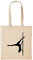Huuraa Baumwollbeutel SEXY Girl Striptease Poledance Geschenk Einkaufstasche Natural 10 Liter Baumwolle SEXY Girl Striptease Poledance Accessoire