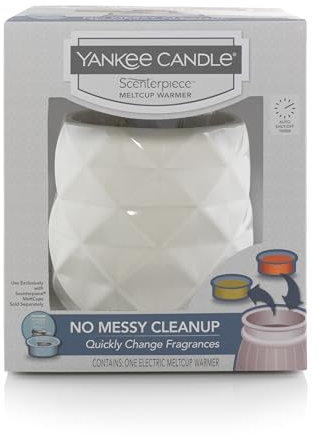 Yankee Candle Wax Warmer Langham Collection White with Timer