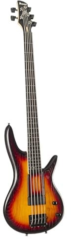 Ibanez Gary Willis GWB205-TQF Tequila Sunrise Flat - Basse Électrique 5 cordes