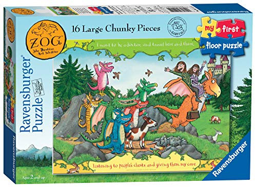 Ravensburger Zog - My First Floor Puzzle - 16 Piece Jigsaw Puzzles for Kids - Educational Toddler Toys Age 24 Months and Up (2 Years Old)