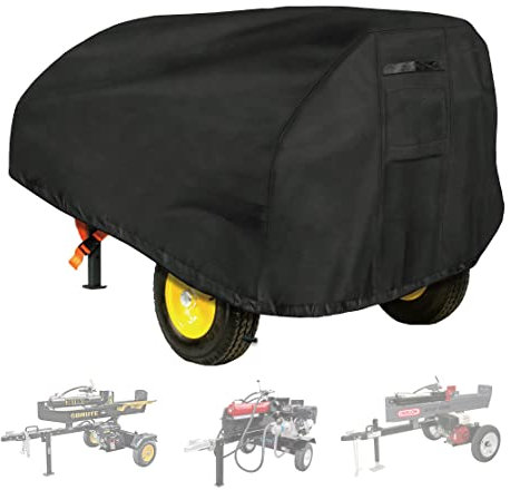 Aaaspark Waterproof Heavy-Duty Log Splitter Cover-(83x45 x39) Weather-Resistant Storage Cover,Black