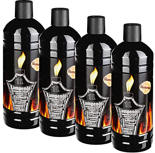 Flameup Olio per Lampada Lanterna Torcia 4 Litro