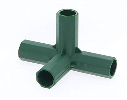 5 connettori in PVC da 16 mm per strutture Serre, connettori per mobili, Telaio per Serra, Struttura in plastica, PVC a 3/4/5 Vie Tee