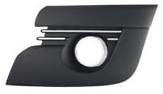 Grille de pare-choc avant gauche noire avec trou anti-brouillard compatible avec Peugeot 3008 2009-2013
