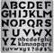 GORGECRAFT 6,3 Zoll Metall Buchstabenschablone Edelstahl Schriftzug Alphabet Symbol Malvorlage Zahlenschablonen Tagebuch Werkzeug zum Malen, Holzverbrennung, Brandmalerei und Gravur