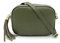 ELIOX Sac femme en cuir véritable fabriqué en Italie, petit sac à bandoulière élégant mode sac à bandoulière véritable cuir, vert militaire
