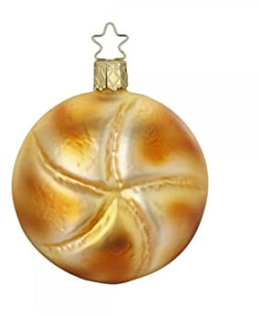 Inge-glas - Christbaumschmuck - Frühstücksbrötchen - Glas - 8,5 cm