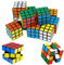Mini Zauberwürfel YUTOU 15 Stück Rubiks Cube Speedcube Magic Würfel Mini Set 3D Puzzle Spielzeug Brainteaser kleine Geschenke für Kinder Erwachsene Anfänger (3 * 3 * 3cm)