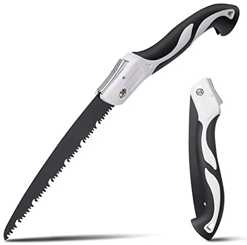 8 Klappbare Säge Campingsäge Klappbare Handsäge Bushcraft Säge Klappbare Baumsäge für Baumbeschnitt Baummesser Klappbare Knochensäge Jagdtaschensäge Stahl Kleine Handsäge Holz