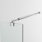 BD-Baode 70cm Dusche Stabilisator, 8-10 mm Glas, Dehnbar 73cm-123cm, Stabilisierungsstange Dusche kürzbar und winkelbar, Haltestange für Glas/Wand Stabilisation, Chrom