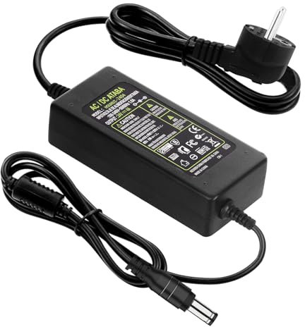 HOUHUI Adattatore di Alimentazione da 24 V, 4 A, AC 100-240 V ~ 50/60 Hz fino a DC 24 Volt 4 Amp 96 W per strisce LED, TV DVD LCD Monitor Radio,5,5 x 2,5/2,1 mm