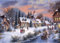 AveJoys Jigsaw Puzzles for Adults 1000 Piece Snowy Winter Night 27.56 x 19.69 Inch Christmas Puzzles