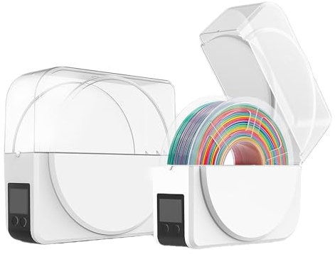 Secador De Filamento Para Impresora 3D, Caja Seca De Almacenamiento De Impresión 3D Con Monitor LCD De 2 Pulgadas Y Tiempo De Visualización, Temperatura Ajustable De 35 °C ~ 55 °C, Sellado Fuerte