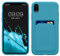 kwmobile Handyhülle kompatibel mit Apple iPhone XR Hülle - Handy Cover mit Fach für Karten - in Hellblau matt