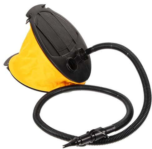 Amosfun Tragbare Luftpumpe Fußpumpe Auslaufsichere Mehrzweckdüse Pumpe mit 3 L Fassungsvermögen