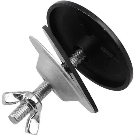 YUANGANG Tapón de sellado de agujero de lavabo para fregadero de cocina de acero inoxidable, tapón de agujero de grifo, 5 x 7 x 1,2 cm (negro), 59ND1C8Q8Y20ZIT8L46LX43O7G5