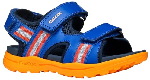Geox J VANIETT BOY B, Boys’ Sandal, Royal/Orange,