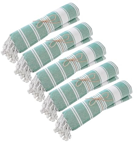 BUTLERS Surfside 5er Set Strandtuch, Hamamtuch aus 100% Baumwolle, 170x 90 cm