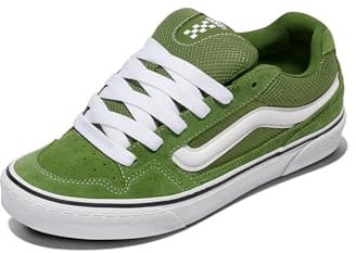 Vans Men's Caldrone Sneaker, Suede/Mesh Twist of Lime, 10 UK