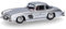 Herpa Modellauto Mercedes-Benz 300 SL Flügeltürer, Miniatur im Maßstab 1:87, Sammlerstück, Made in Germany, Modell aus Kunststoff, Farbe: silbermetallic