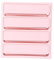 BCOATH 1 Stück Karton Kosmetische Aufbewahrungsbox Vanity Storage Organizer Schreibtisch Desktop-Organizer Desktop-schmuckschrank Aufbewahrung Ausziehbare Schubladen Vitrine Rosa Pp