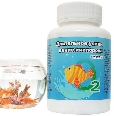 Aquarium-Wasseraufbereiter-Tabletten, Sauerstofftabletten, langfristige Sauerstoffpartikel, Sauerstofftabletten, Nährstoffe für Aquarien und Aquarien