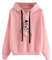 NaLatia Sweat à Capuche Motif Coeur Sweatshirt pour Femme avec Poche Hoodie Sweat Tops