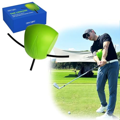 The Connector Golf Training Aid, Golf Swing Training Aid, Unique Alignment Rod Head, Smart Ball Golf Training Aid, Suitable Golf Aid Tool for Golfers at All Levels