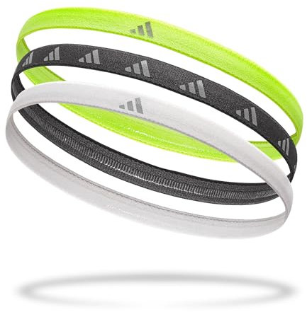 adidas Hairbands - Lucid Lemon, White, Silver Reflective