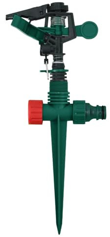 DEKTON Impulse Spike Sprinkler | One-Way Watering | Adjustable Spray Distance | Stable Spike Base | Ideal for Lawn & Garden Irrigation | Durable Construction & Rust-Resistant | Easy Installation