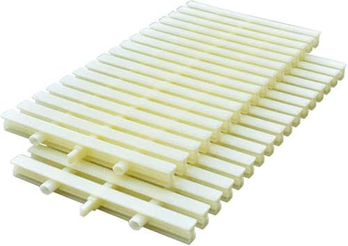 JvFbjLF Rejilla de Drenaje for Piscinas con de Empalme de Rejilla Duradero(25cm)