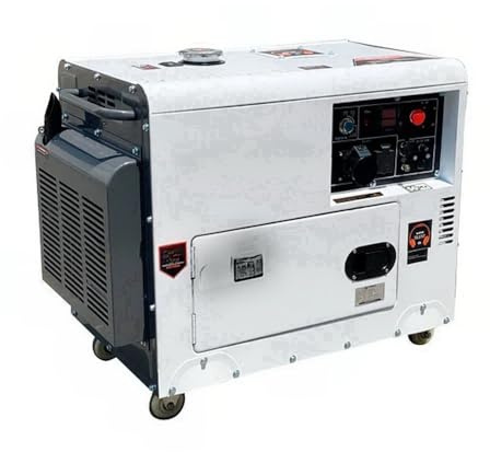 Daew0o Generador Diésel DDAE8000SE-SS – Gama de 800 VA a 15 kVA, Energía de Respaldo para Hogar y Trabajo