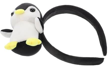 Haarband Pinguin Plüsch Kunststoff für Gesichtwaschen Halloween Feier