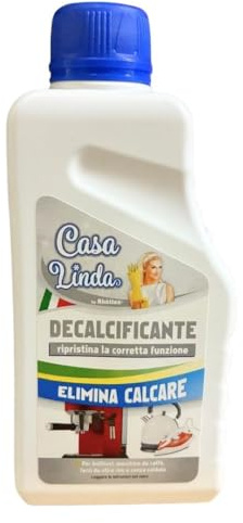 Decalcificante Liquido Universale 250 ml per Macchine da Caffè, Bollitori e Ferri da Stiro – Anticalcare Professionale ad Alta Efficacia, Elimina Calcare e Residui