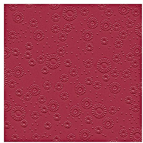 Servietten Moments uni bordeaux 25 x 25 cm, 16 Stück (Papierservietten)
