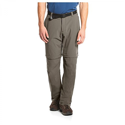 maier sports Tajo, Men's Hiking Trousers, Water-Repellent Outdoor Trousers for Trekking and Hiking, Handy T-Zip-Off Function, PFC-Free, mSTRETCH pro 4 & dryprotec Teak | For trekking and hiking, Dryprotec for quick drying, Convenient T zip-off functionality, Perfect for year-round wear