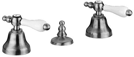 Casa Padrino Luxus Bad Zubehör - Jugendstil Retro Bidet Dreilochbatterie mit Ablaufgarnitur Chrom Serie Milano - Made in Italy