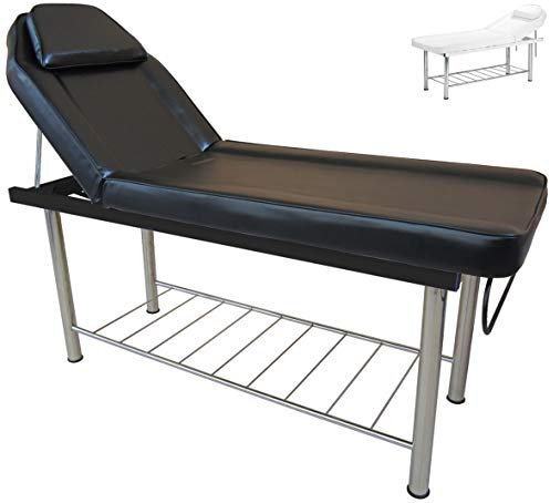 Polironeshop Apollo – Stationäre Kosmetikliege, Spa-Liege, Massageliege und Tattooliege, Ergonomisch und Robust für professionelle Anwendungen