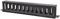 Intellinet 19 Inch Cable Management Panel, 19 Inch Rackmount Cable Manager, 1U, with Cover, Black