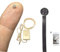 PinganillosOcultos Imán V3 + Cámara Botón WiFi (Carne) de Pinganillos Ocultos