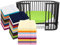 Emily´s Check Kinder Jersey Spannbetttuch für Lauf- und Krabbelgitter 1476.2098, 75 x 100 cm, apfelgrün