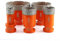 BGTEC - Set di 5 punte per trapano diamantate a secco, per piastrelle in porcellana, ceramica, marmo e mattoni, filettatura M14, per sega a tazza da 20/28/35/55/68 mm