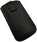 Handyschale 24 Slim Case für Artfone C1 Handytasche Schwarz Schutzhülle Tasche Cover Etui mit Klettverschluss