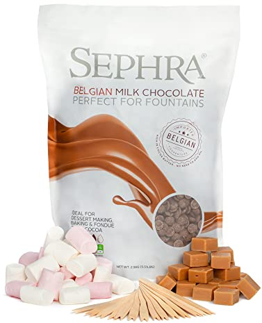 Sephra Milk Belgian Chocolate Fondue Pack – Fondue for 50