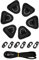 iSpchen Kajak D-Ring-Pad,6 Stück Edelstahl D-Ring-Patch PVC D-Ring Stand-Up Paddleboard PVC-Patch Kajak D Ring Haken mit Bungee-Seil für Kajaks,SUP,Schlauchboote Kanu Kajak Deck Zubehör