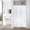YISURE Rideau de Douche Textile étroit 120x180, Tissu Polyester Petit Rideau de Bain Hydrofuge avec Oeillets métalliques, Largeur 120 x Hauteur 180cm