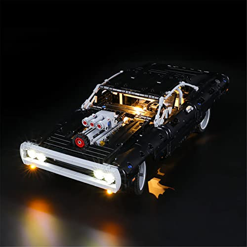 LIGHTAILING Led Licht für Lego- 42111 Dom's Dodge Charger – Beleuchtungsset Kompatibel Mit Lego Modell (Lego Bausteinen Modell Nicht enthalten)