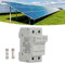 PV Fuse Holder Sicherungshalter Photovoltaik-Sicherungshalter 2P 15a Überlast Kurzschlussschutz DIN-Schienenmontage PV-Sicherungshalter Basis Für DC-System Stromkreisschutz 1000VDC
