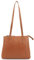 Lloyd Baker London Zip Top Genuine Leather Tote Bag, Shoulder Bag, Women’s leather Handbag, HAMPI (Tan)